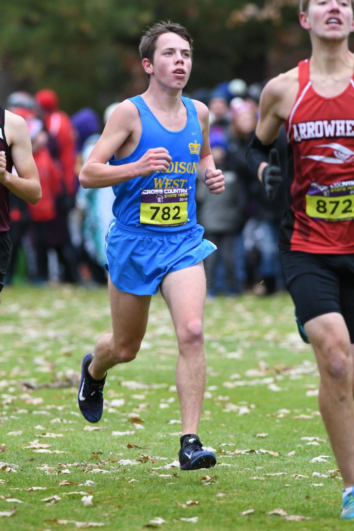 WIAA state cross country photo: Toby Sibert, Madison West